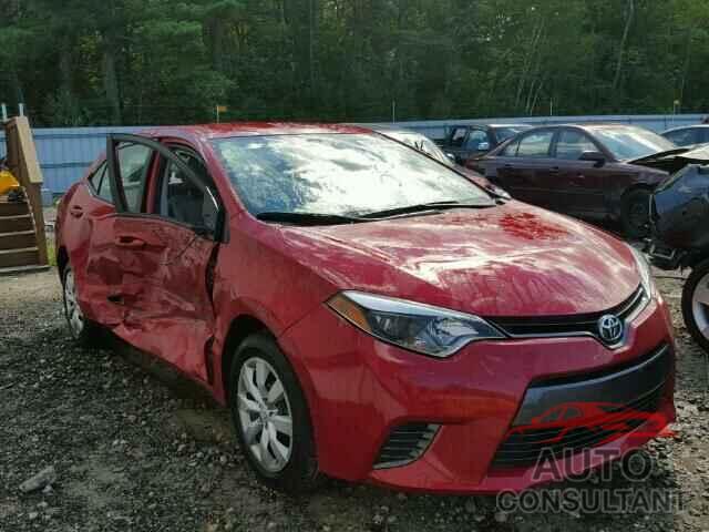 TOYOTA COROLLA 2016 - 2T1BURHE2GC633276