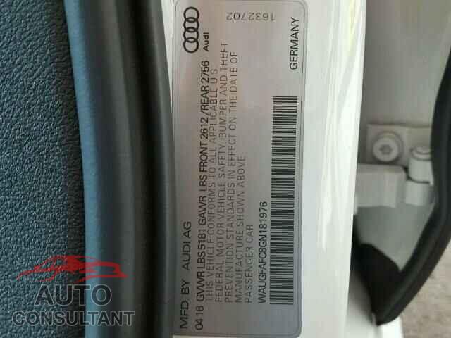 AUDI A6 2016 - WAUGFAFC8GN181976