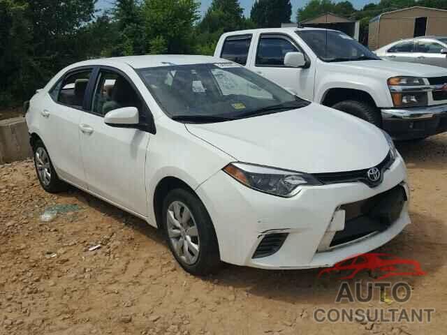 TOYOTA COROLLA 2015 - 2T1BURHE1FC388355