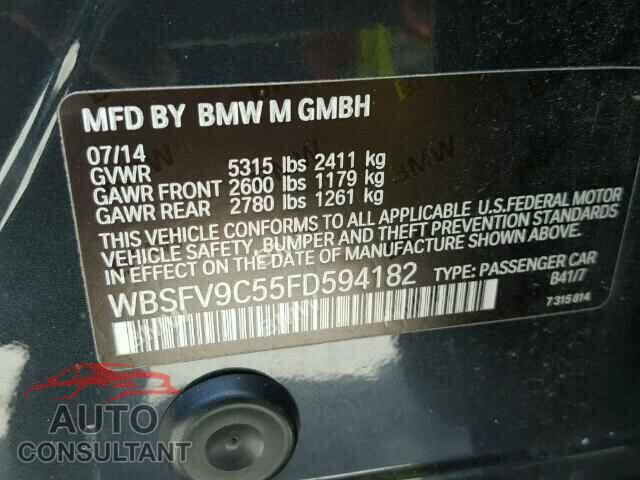 BMW M5 2015 - WBSFV9C55FD594182