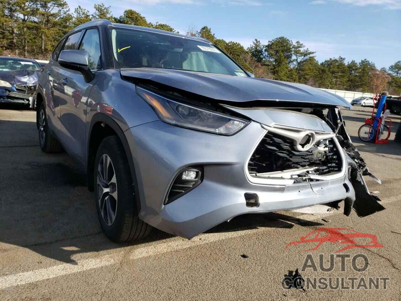 TOYOTA HIGHLANDER 2021 - 5TDGZRBH4MS077596