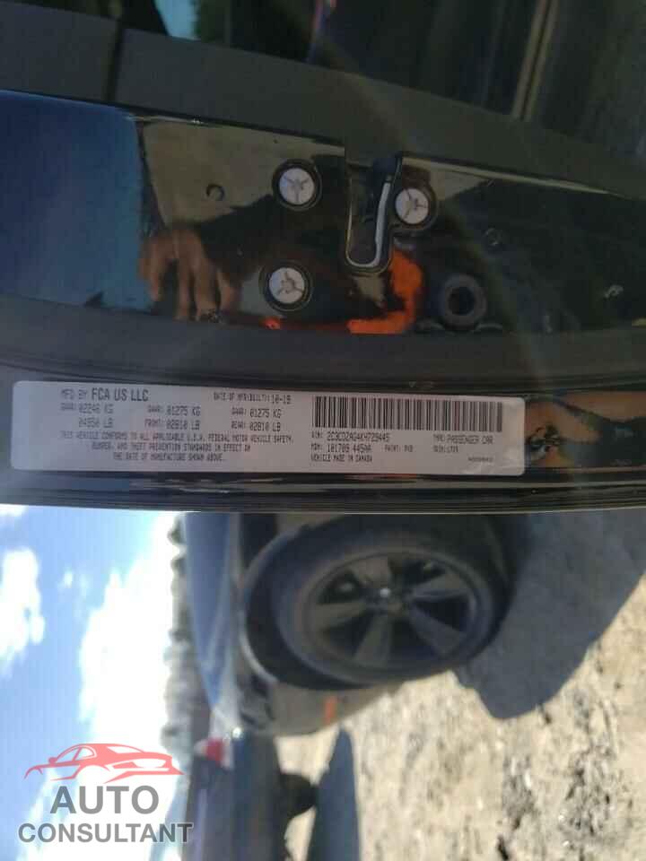DODGE CHALLENGER 2019 - 2C3CDZAG4KH729445