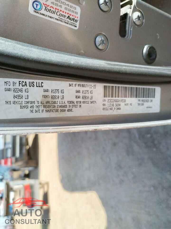 DODGE CHALLENGER 2016 - 2C3CDZAG6GH145538