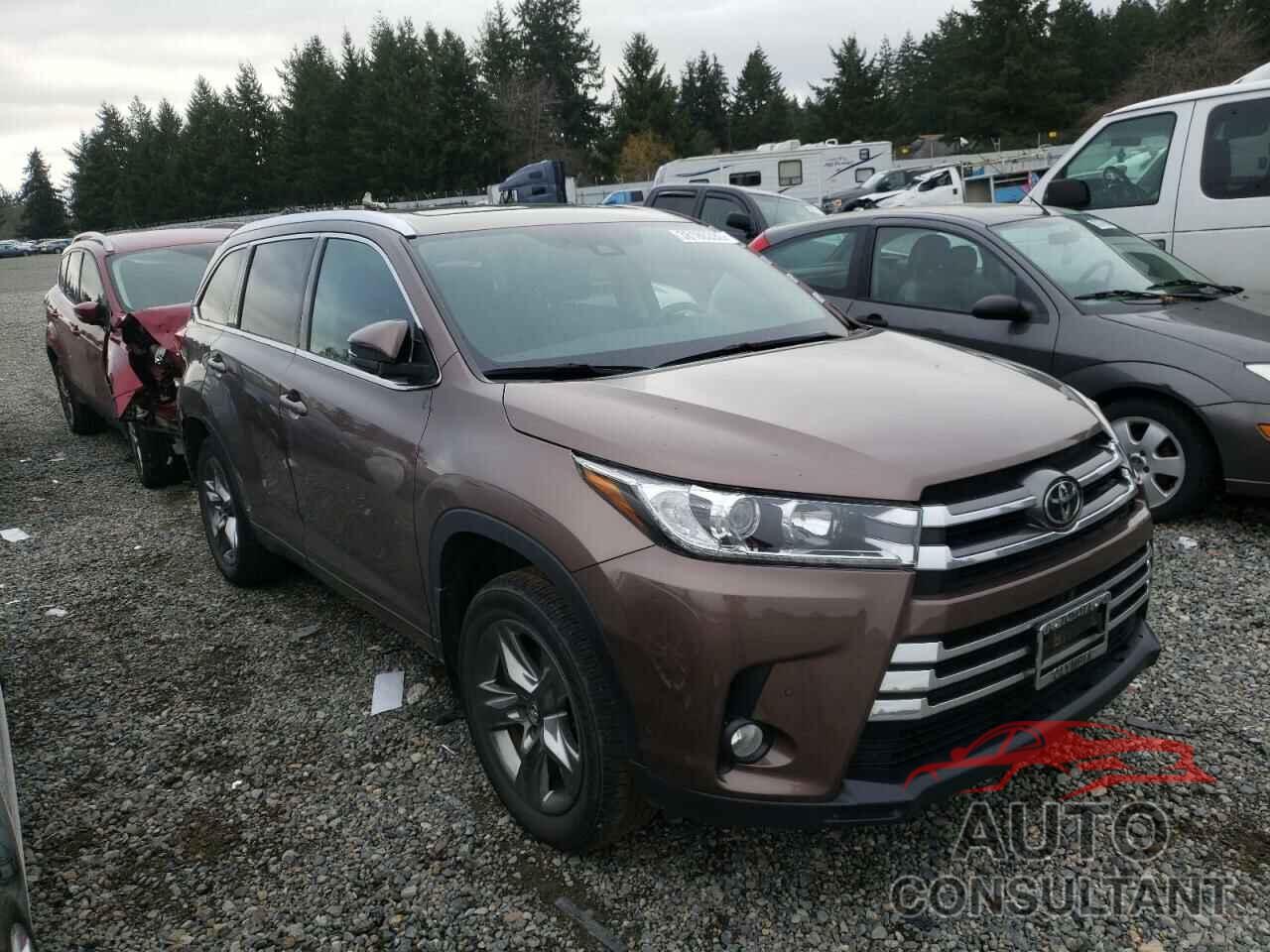 TOYOTA HIGHLANDER 2017 - 5TDDZRFH8HS418761
