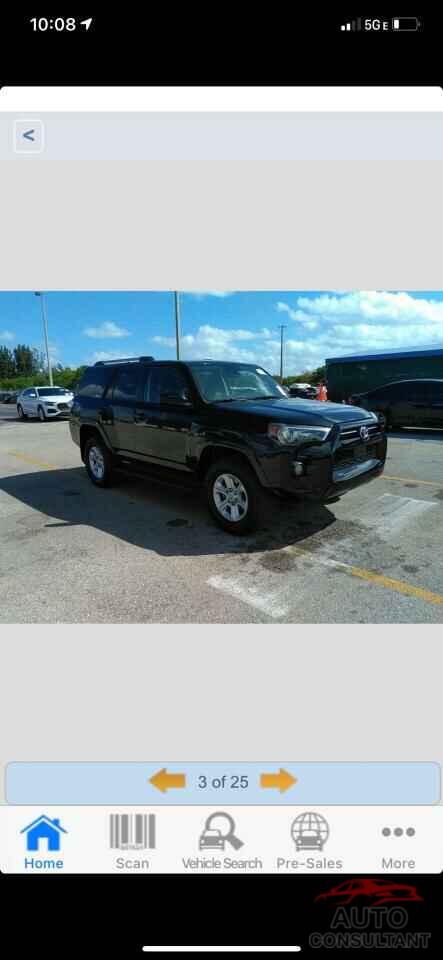 TOYOTA 4RUNNER 2020 - JTEBU5JR0L5780611