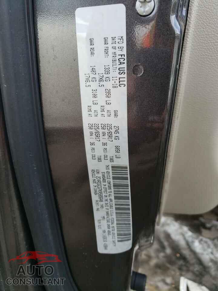 DODGE CARAVAN 2019 - 2C4RDGCG7KR585648
