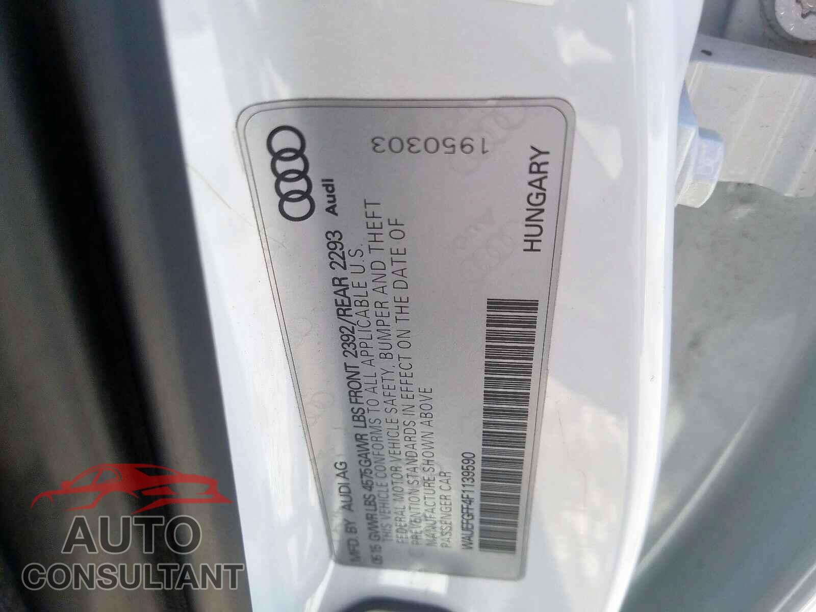 AUDI A3 2015 - 3VW2B7AJ7HM400274