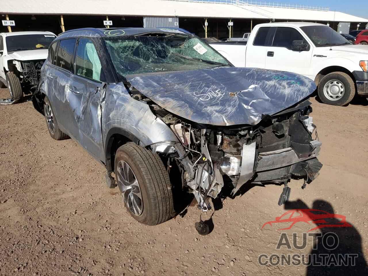 TOYOTA HIGHLANDER 2021 - 5TDGZRAH2MS051368