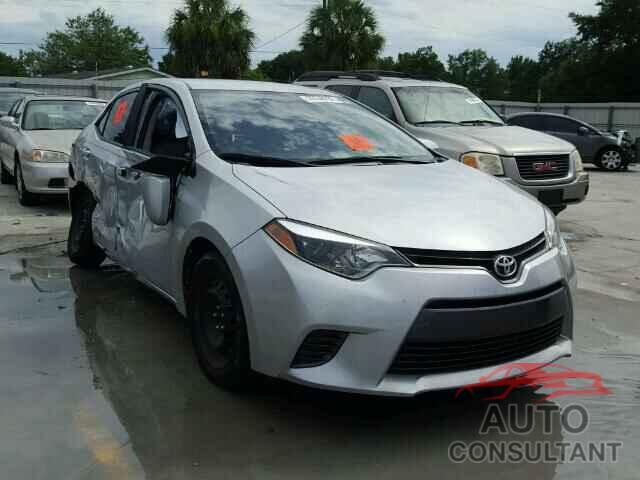 TOYOTA COROLLA 2015 - 2T1BURHEXFC300306