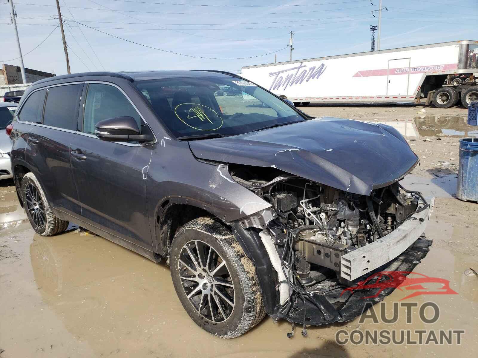 TOYOTA HIGHLANDER 2017 - 5TDJZRFH1HS443228