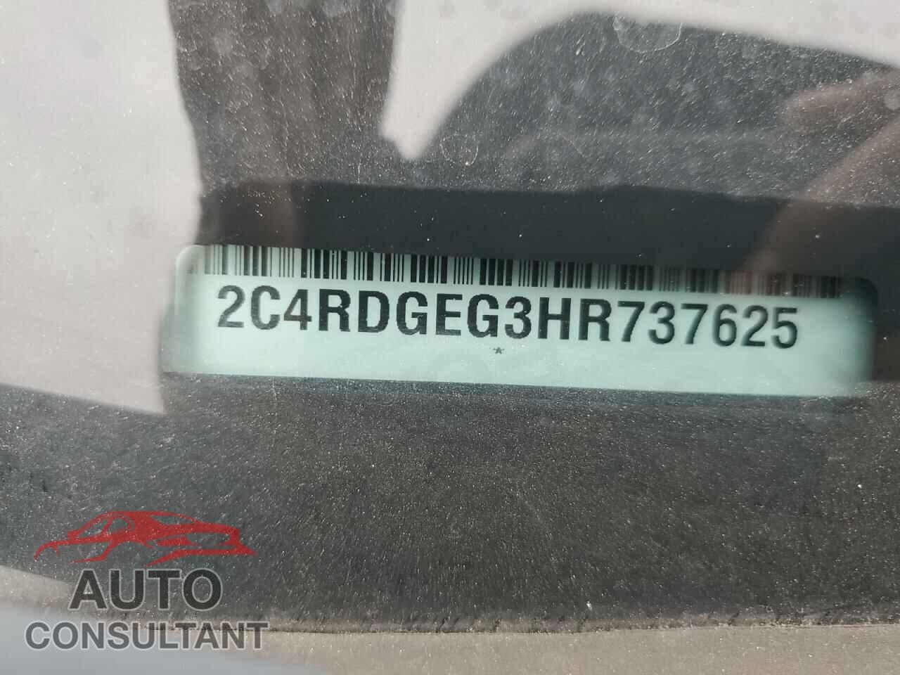 DODGE CARAVAN 2017 - 2C4RDGEG3HR737625
