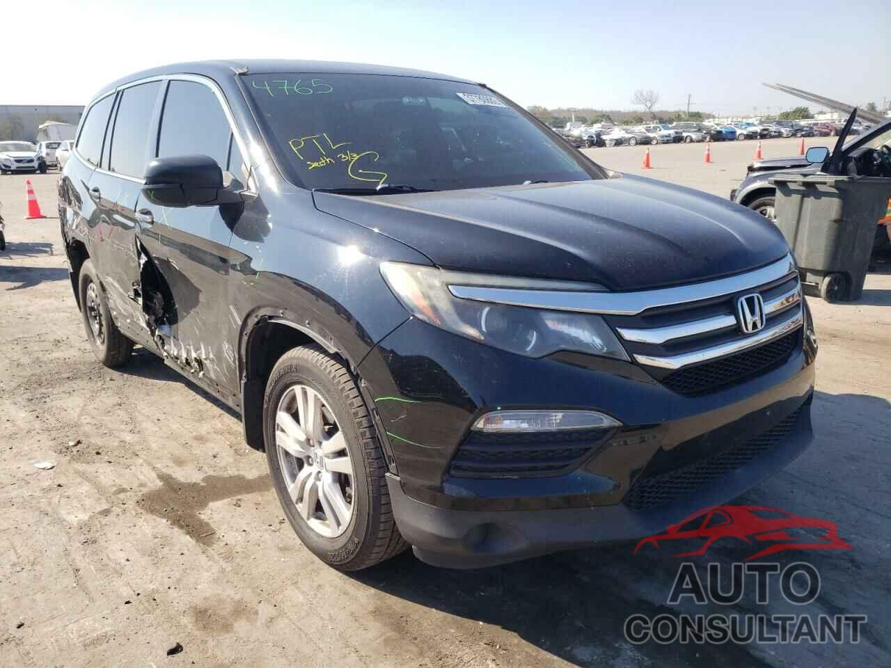 HONDA PILOT 2016 - 5FNYF5H1XGB014415