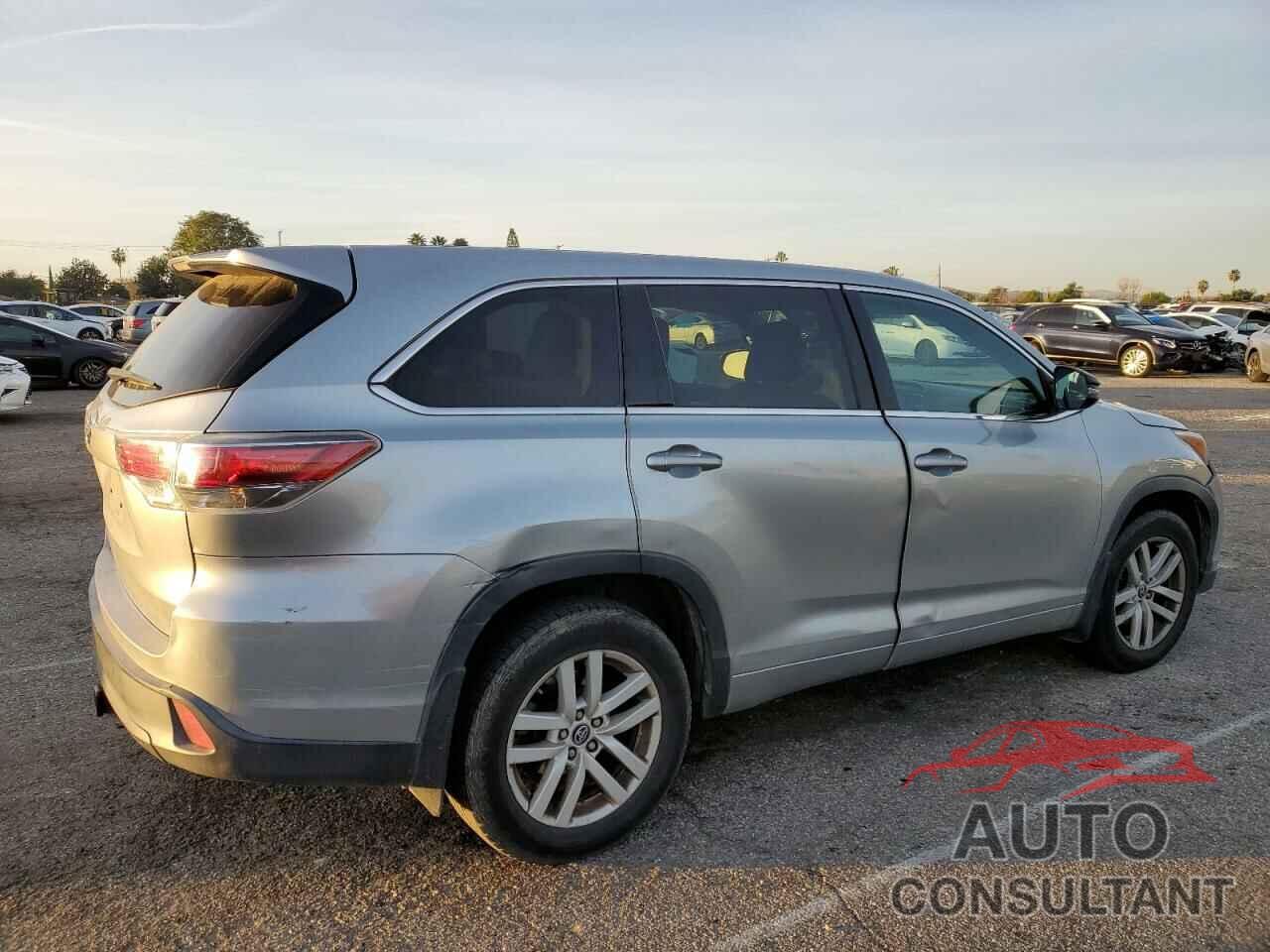 TOYOTA HIGHLANDER 2016 - 5TDZARFH9GS020955