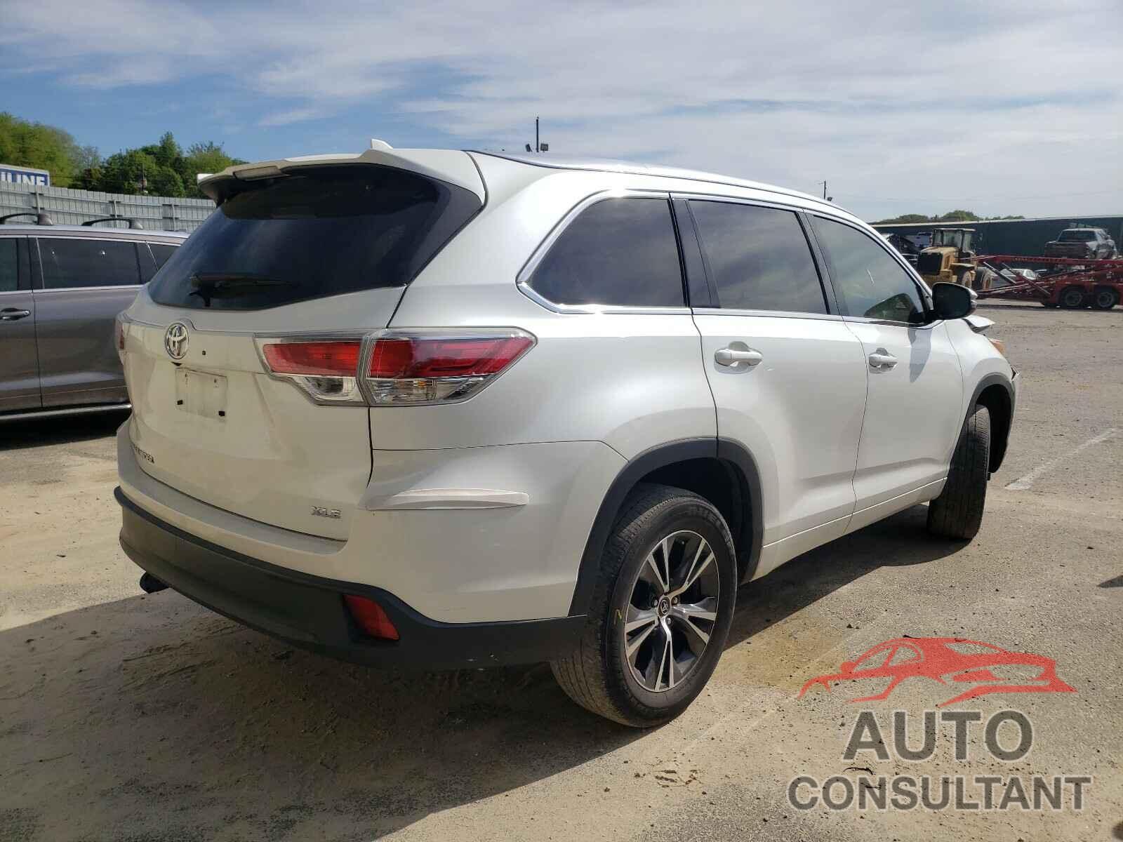 TOYOTA HIGHLANDER 2016 - 5TDKKRFH7GS179987