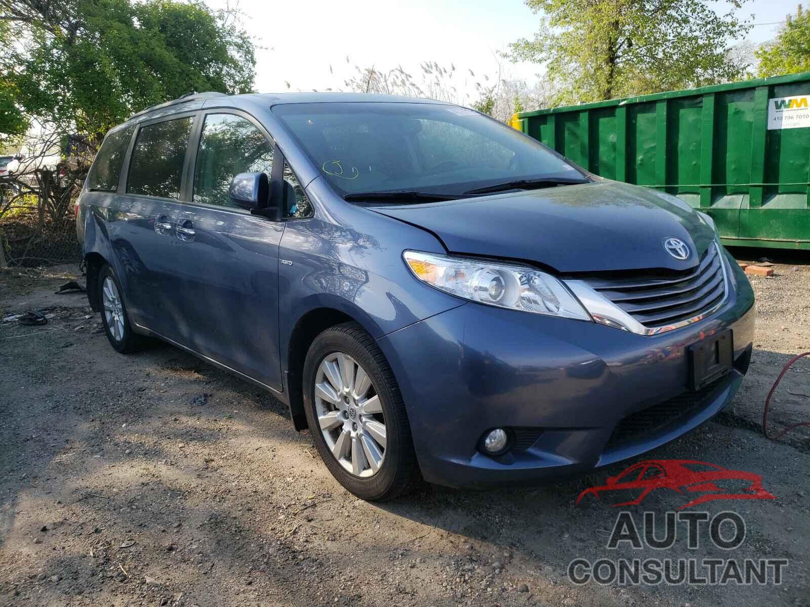 TOYOTA SIENNA 2017 - 5TDDZ3DC6HS155013