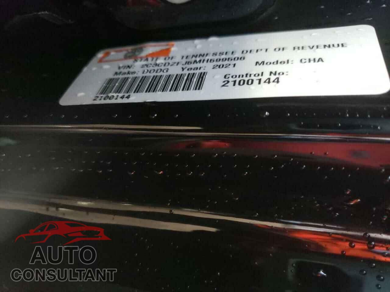 DODGE CHALLENGER 2021 - 2C3CDZFJ5MH599506