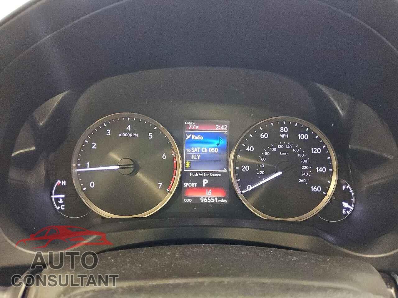 LEXUS IS 2019 - JTHBA1D21K5100247