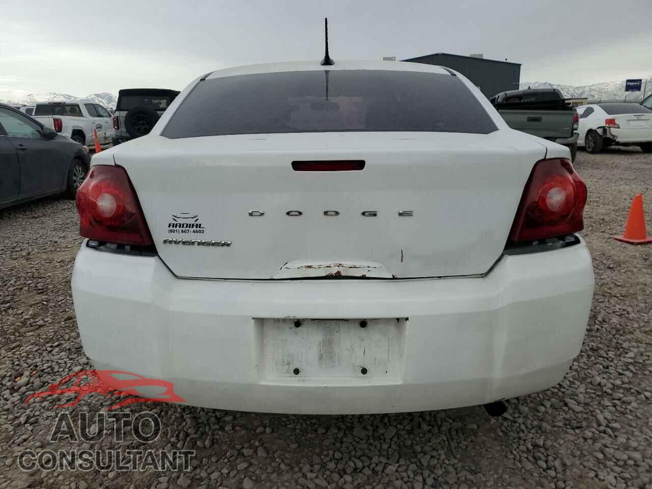 DODGE AVENGER 2013 - 1C3CDZAB2DN534698