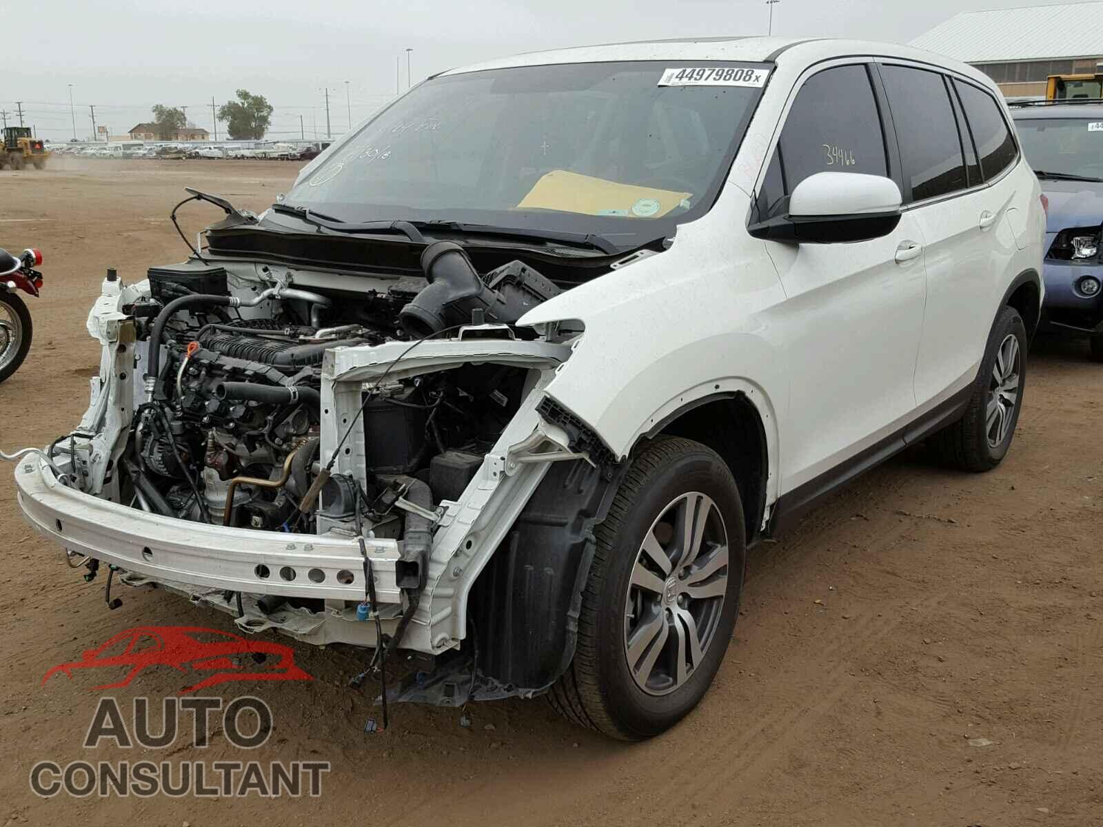 HONDA PILOT EXL 2017 - 5FNYF6H54HB014792