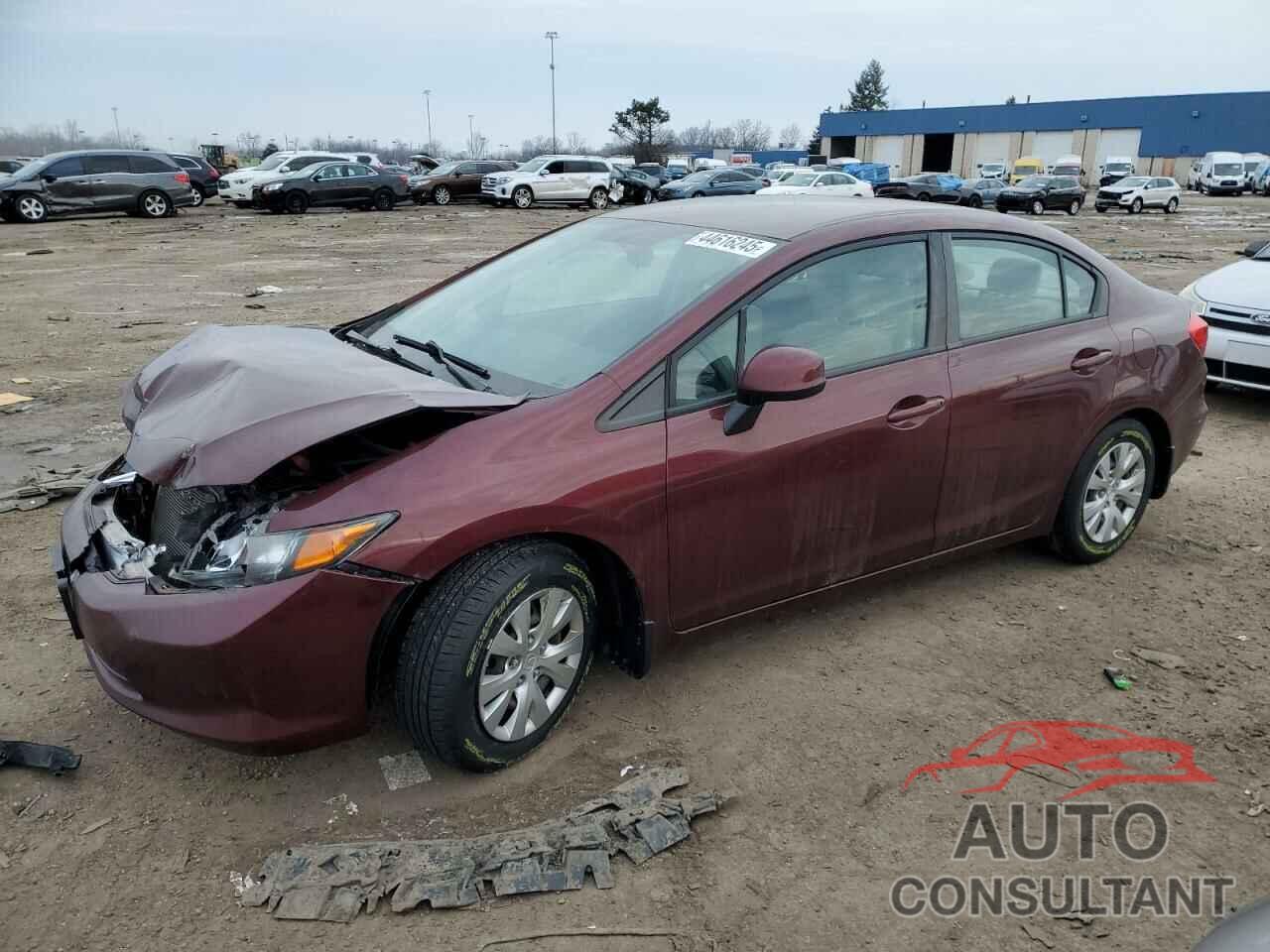 HONDA CIVIC 2012 - 19XFB2F58CE066293