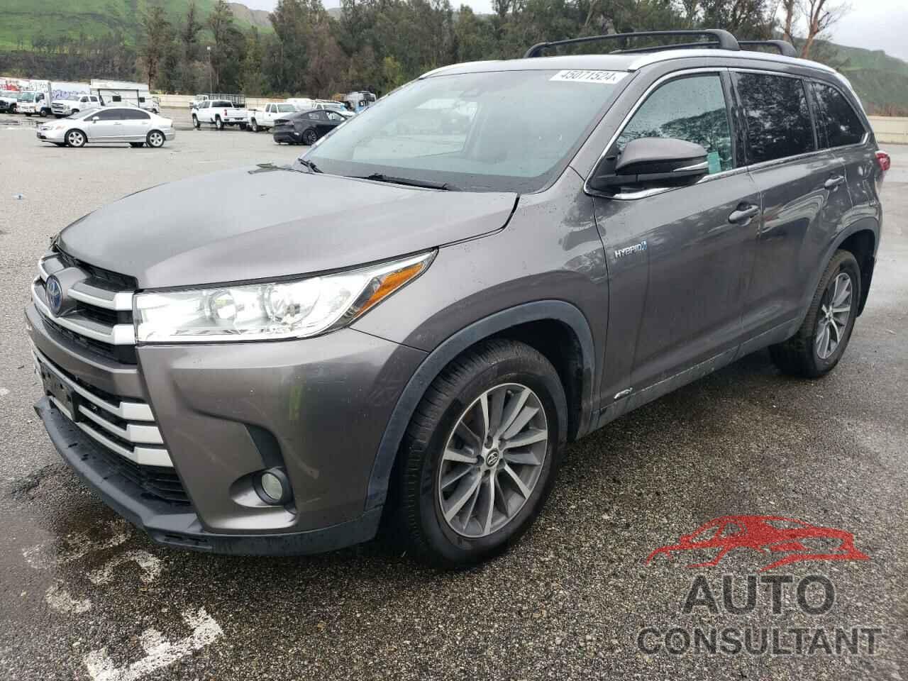 TOYOTA HIGHLANDER 2019 - 5TDJGRFH3KS068276