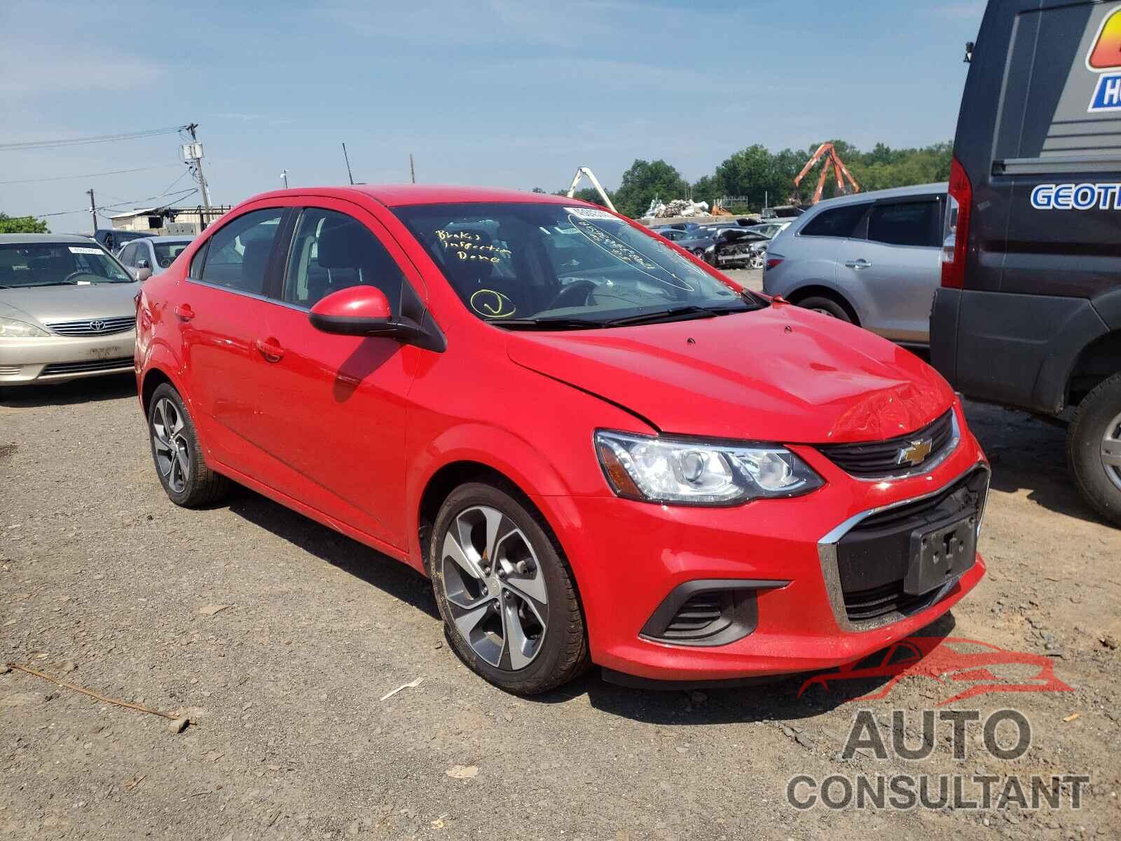 CHEVROLET SONIC 2019 - 1G1JF5SB9K4129003