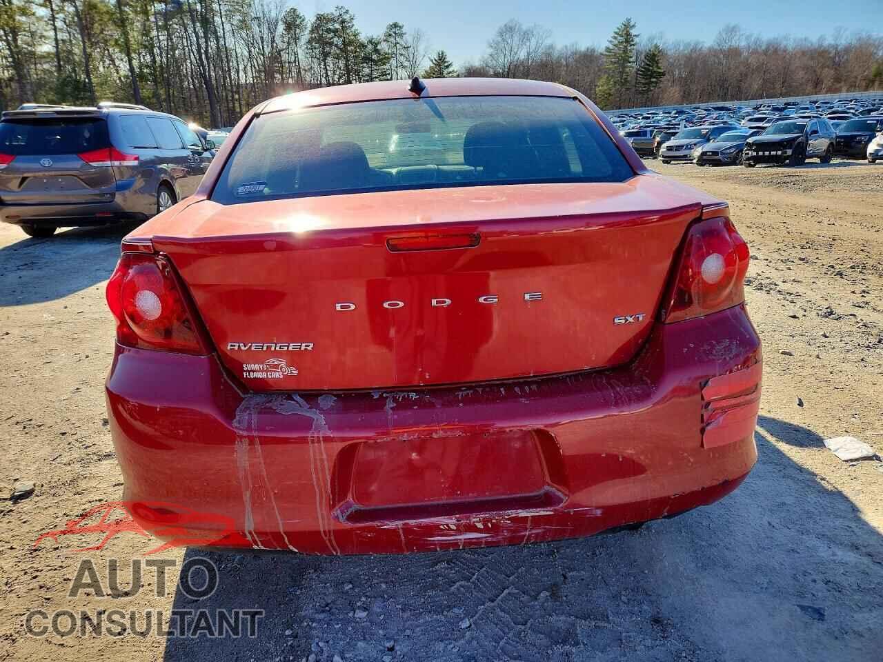 DODGE AVENGER 2013 - 1C3CDZCB8DN681847