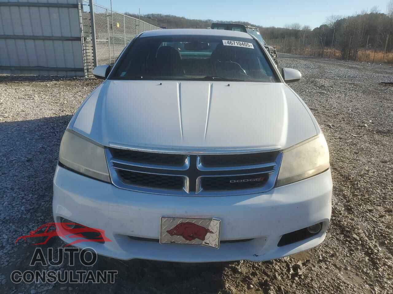 DODGE AVENGER 2012 - 1C3CDZEG2CN198314