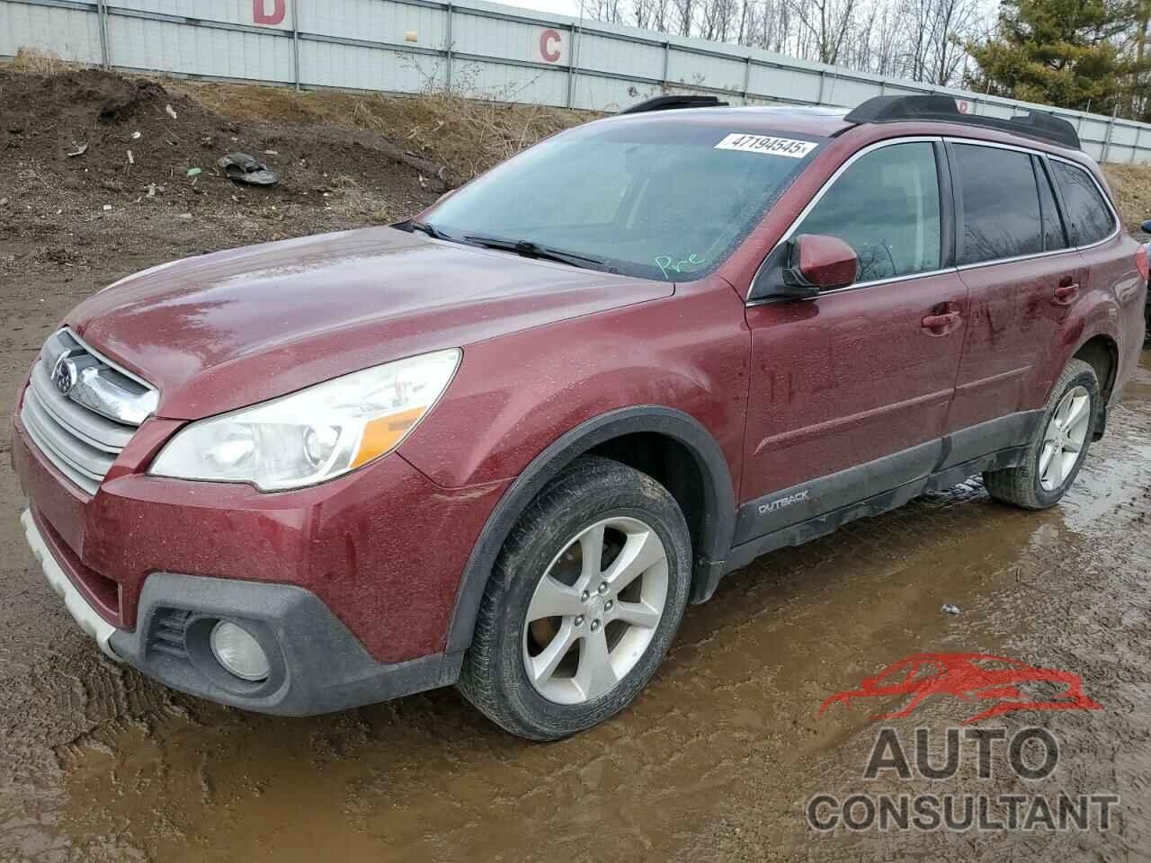 SUBARU OUTBACK 2014 - 4S4BRBLC6E3327780