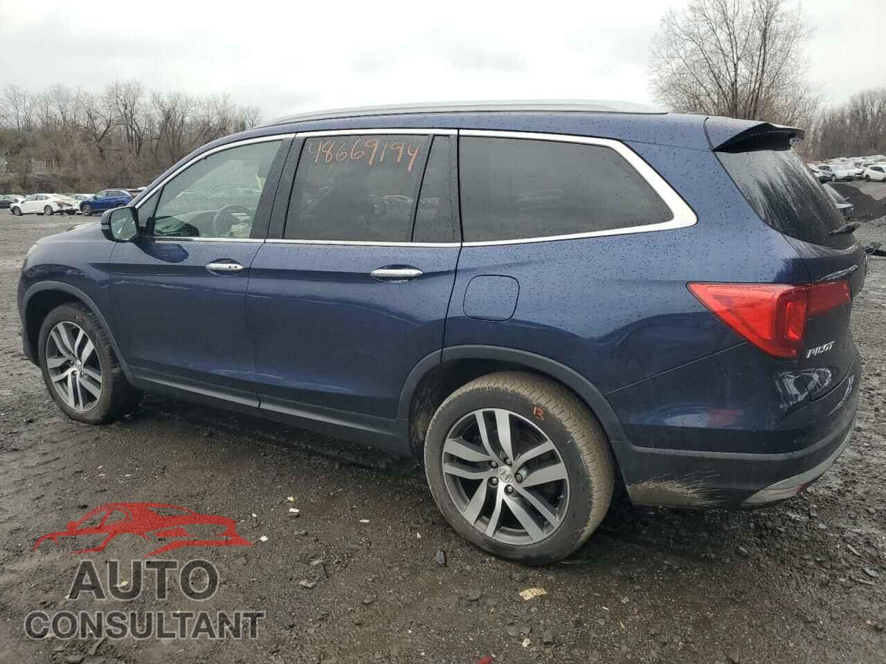 HONDA PILOT 2017 - 5FNYF6H91HB085290