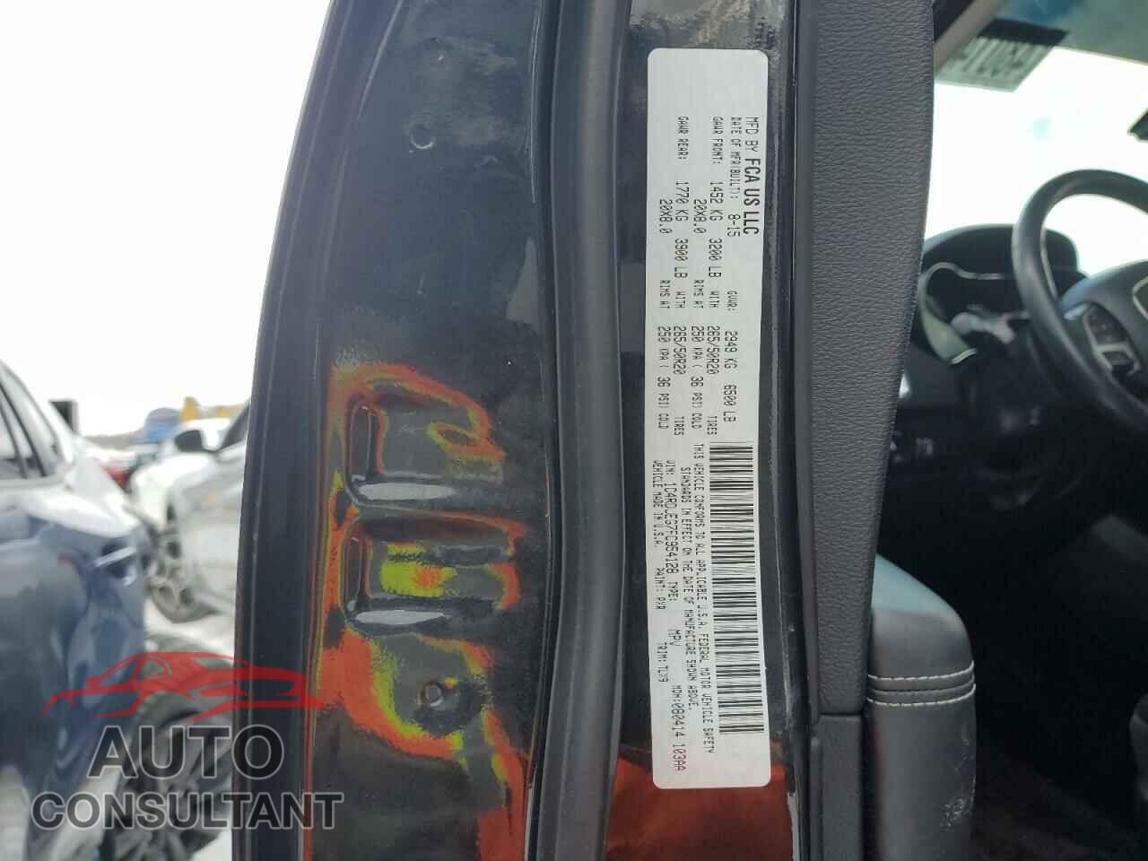 DODGE DURANGO 2015 - 1C4RDJEG7FC954128