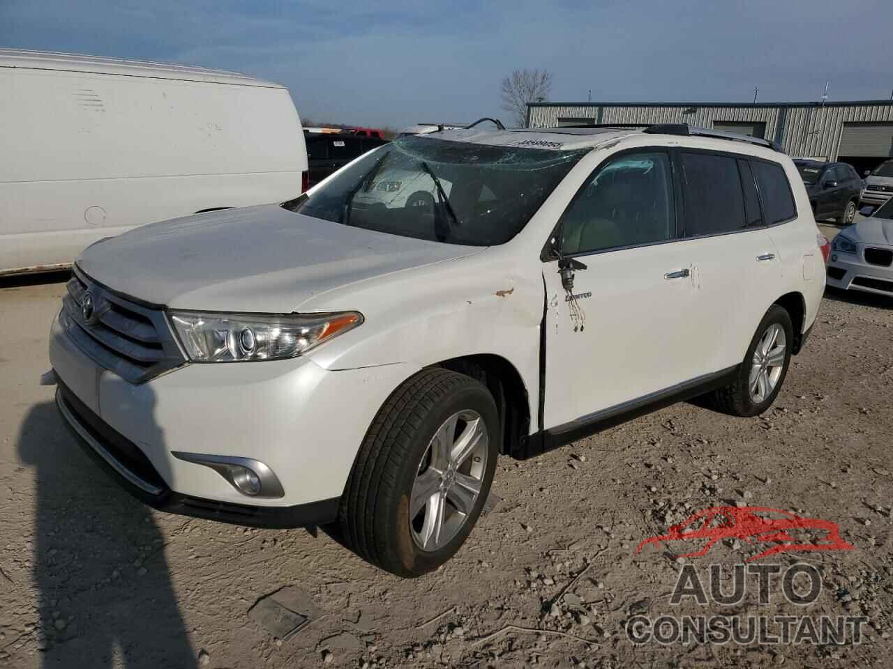 TOYOTA HIGHLANDER 2012 - 5TDYK3EH5CS081091