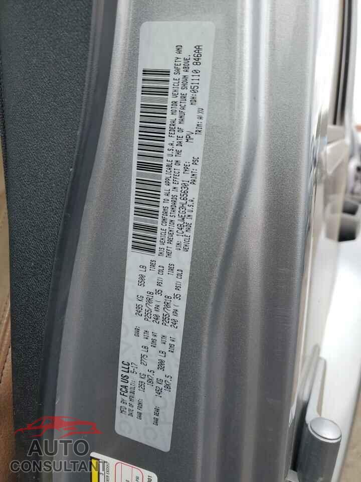 JEEP WRANGLER 2017 - 1C4BJWEG3HL656301