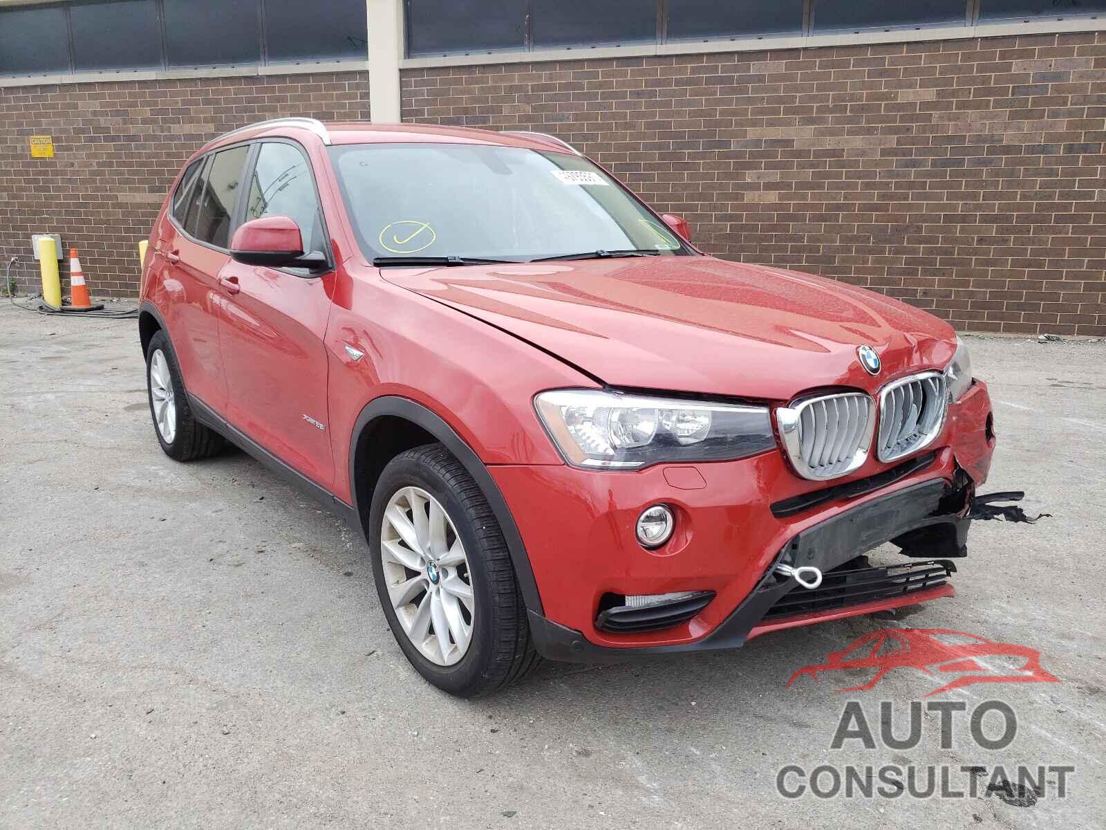 BMW X3 2016 - 5UXWX9C50G0D69468