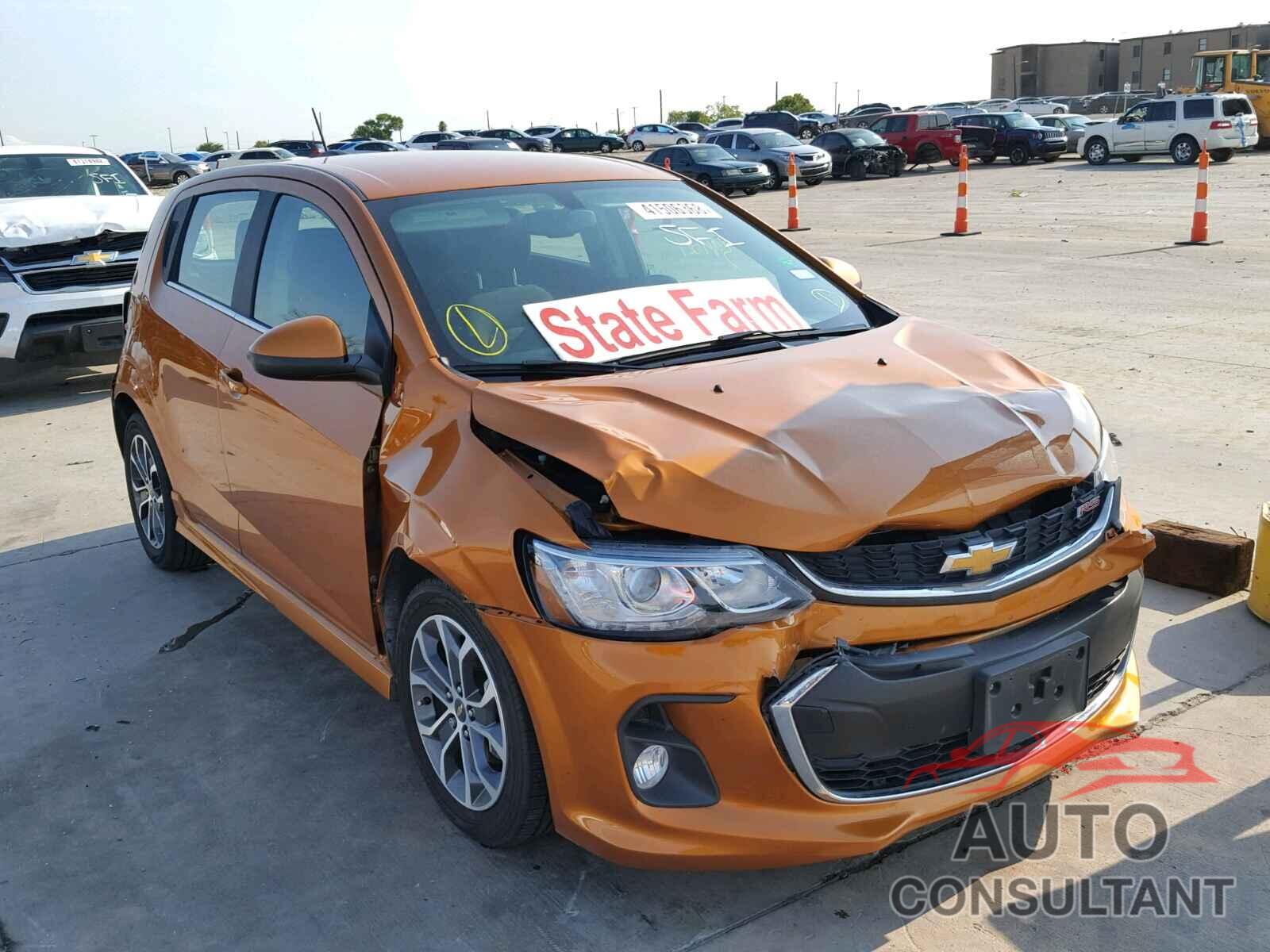 CHEVROLET SONIC 2017 - 1G1JD6SH3H4125702