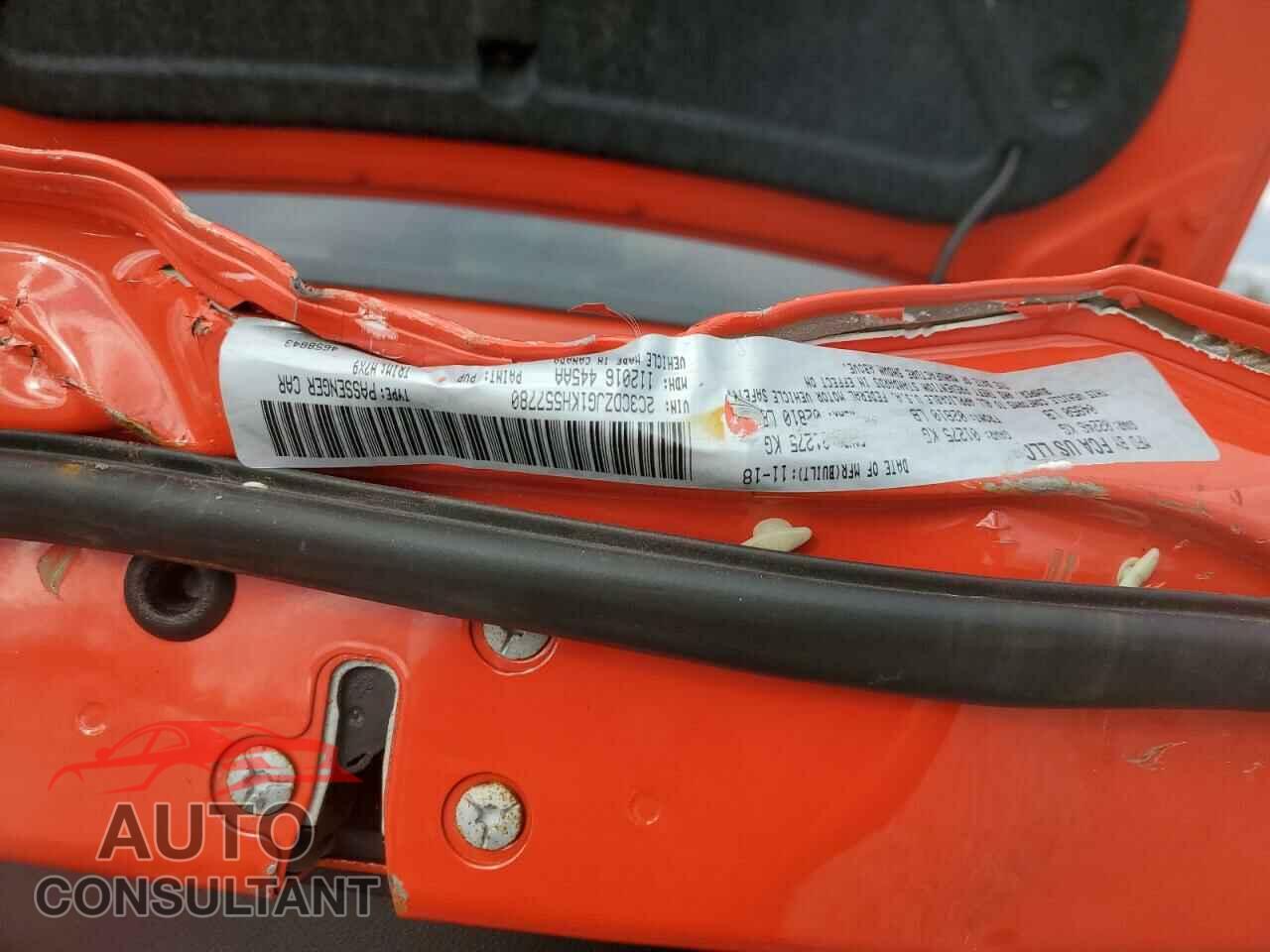 DODGE CHALLENGER 2019 - 2C3CDZJG1KH557780