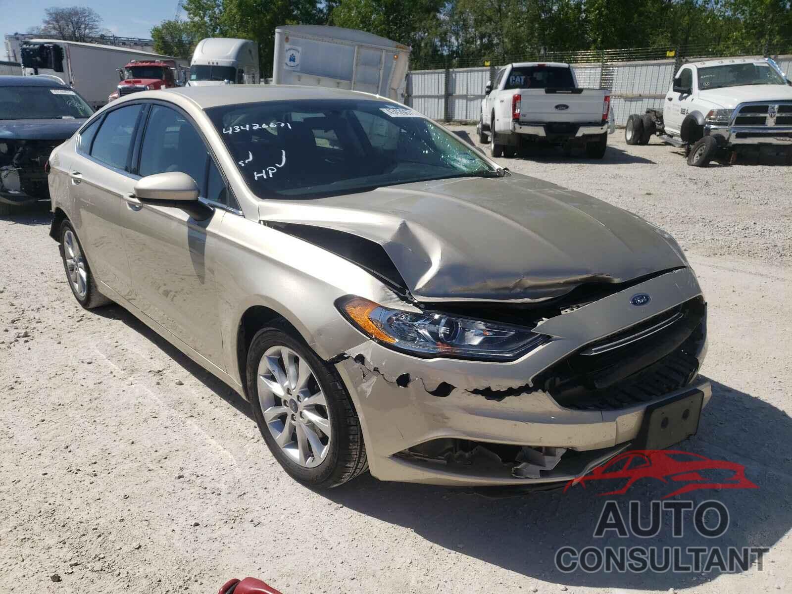 FORD FUSION 2017 - 3FA6P0H70HR283735