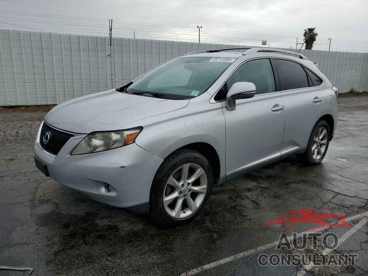 LEXUS RX350 2010 - 2T2BK1BA4AC016946