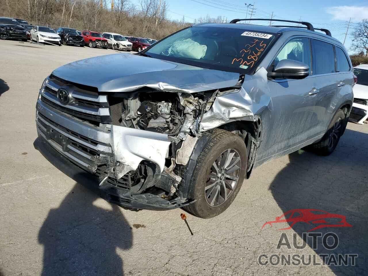 TOYOTA HIGHLANDER 2017 - 5TDJZRFHXHS514460