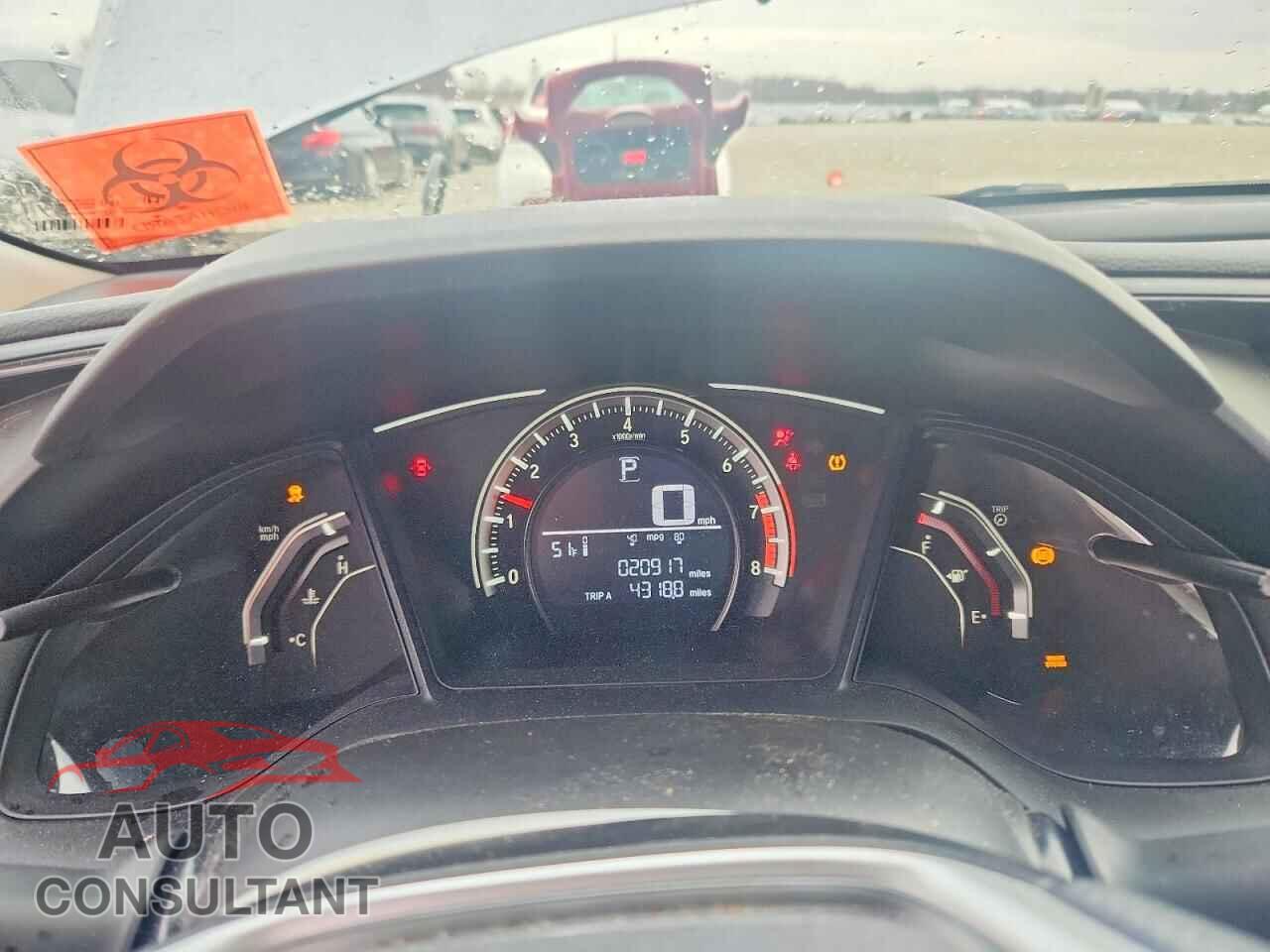HONDA CIVIC 2017 - 19XFC2F58HE047568
