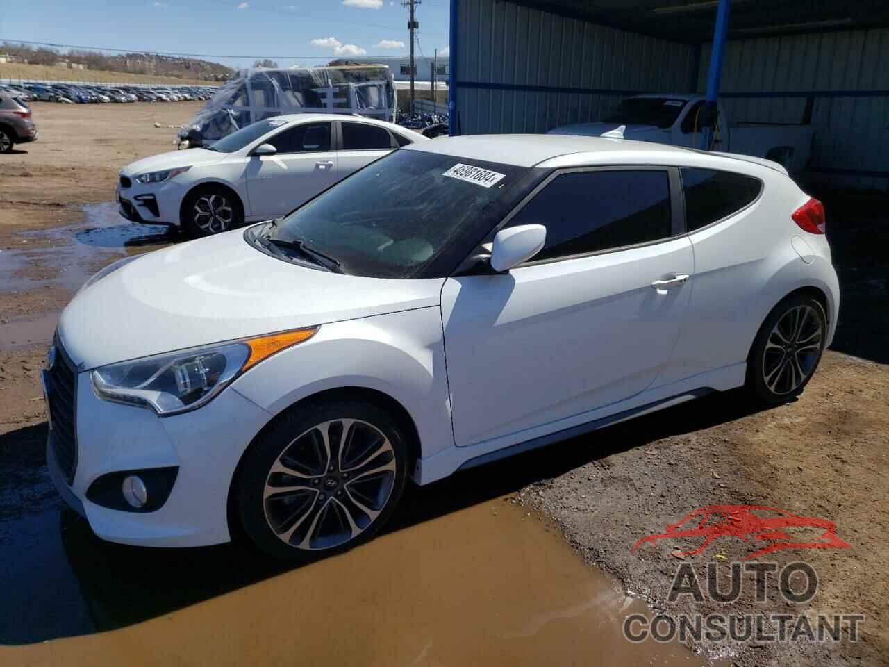 HYUNDAI VELOSTER 2017 - KMHTC6AE9HU310536