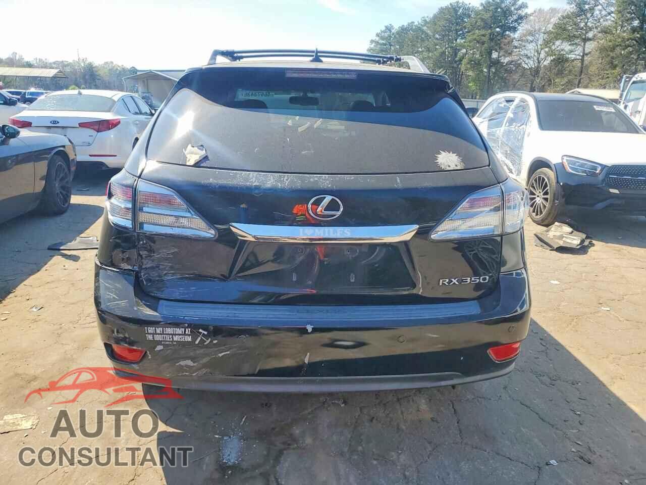 LEXUS RX350 2012 - 2T2BK1BA6CC138954