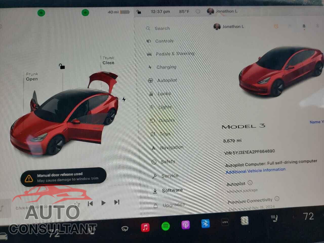 TESLA MODEL 3 2023 - 5YJ3E1EA2PF664690