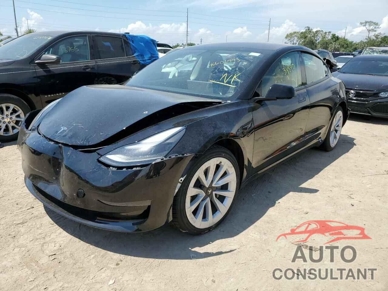 TESLA MODEL 3 2022 - 5YJ3E1EB2NF187460