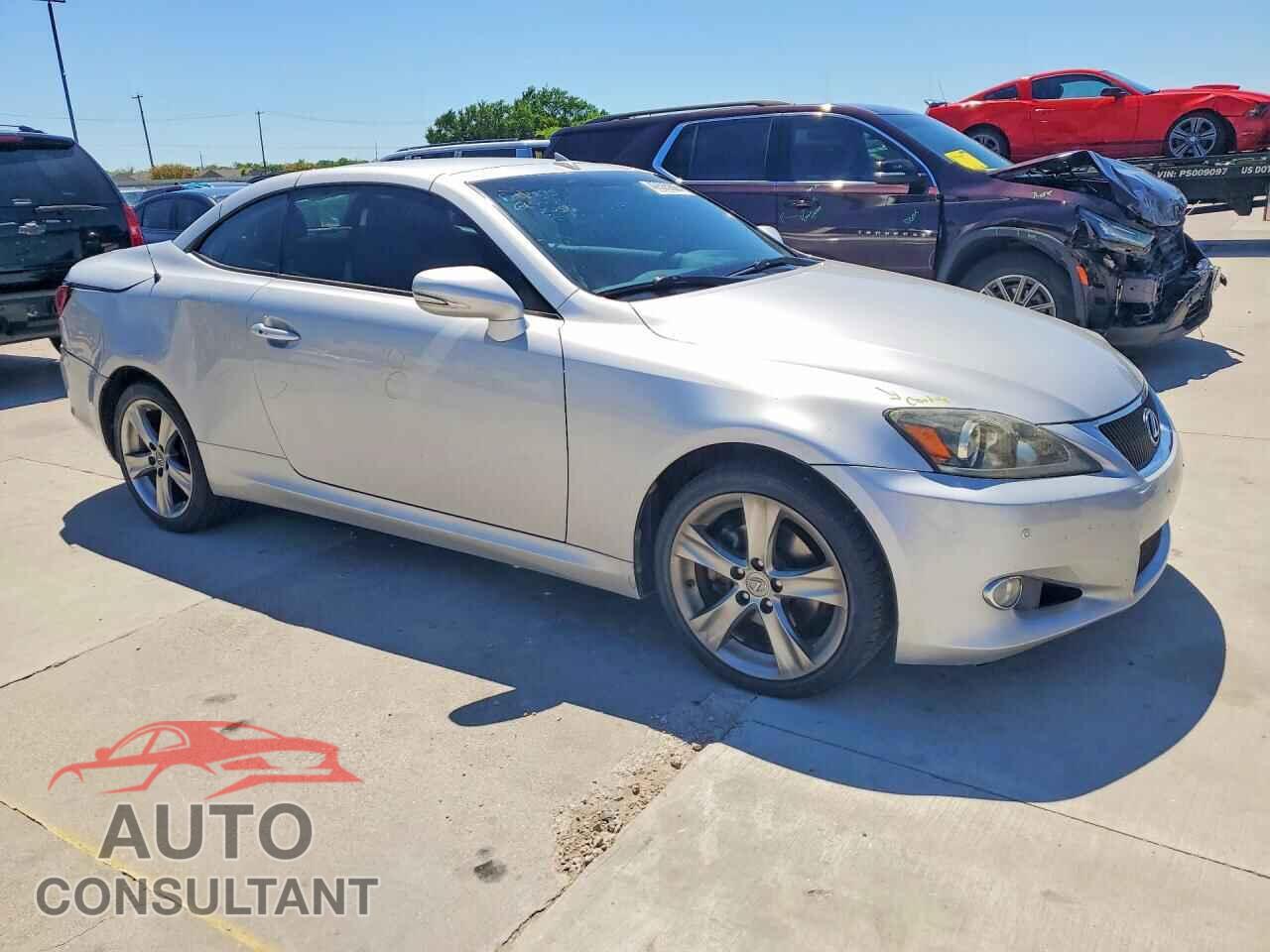 LEXUS IS 2012 - JTHFF2C22C2524520