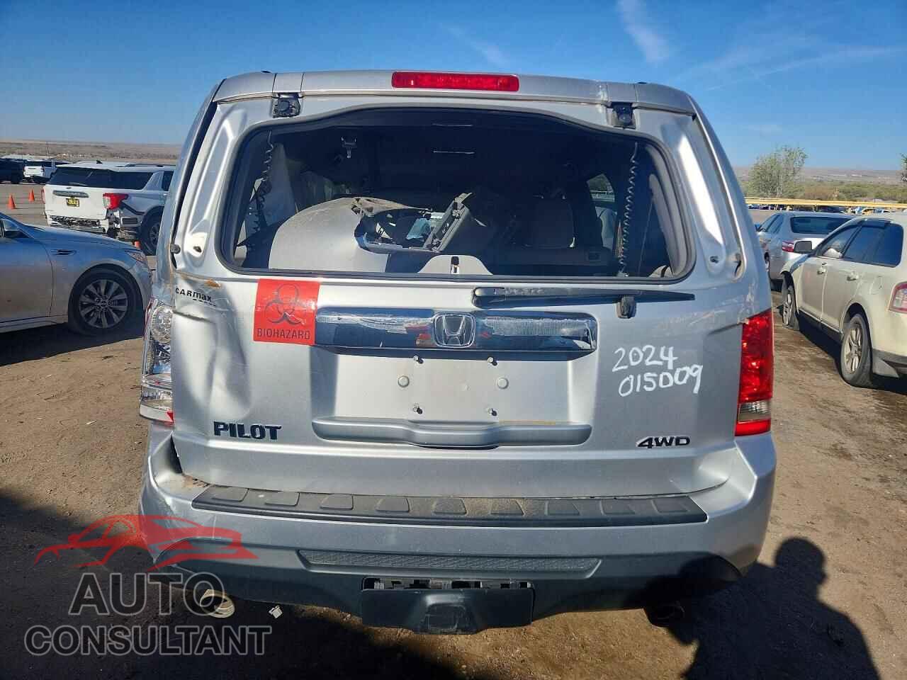 HONDA PILOT 2012 - 5FNYF4H42CB084313
