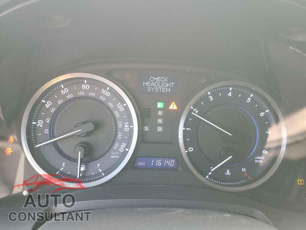 LEXUS IS 2012 - JTHCF5C29C5056580