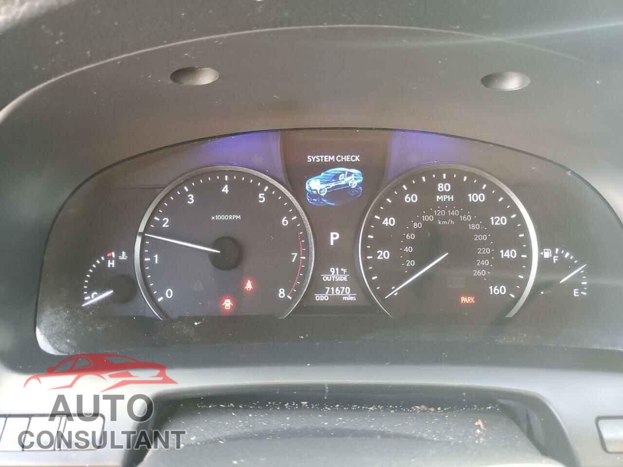 LEXUS LS460 2014 - JTHBL5EF9E5127817