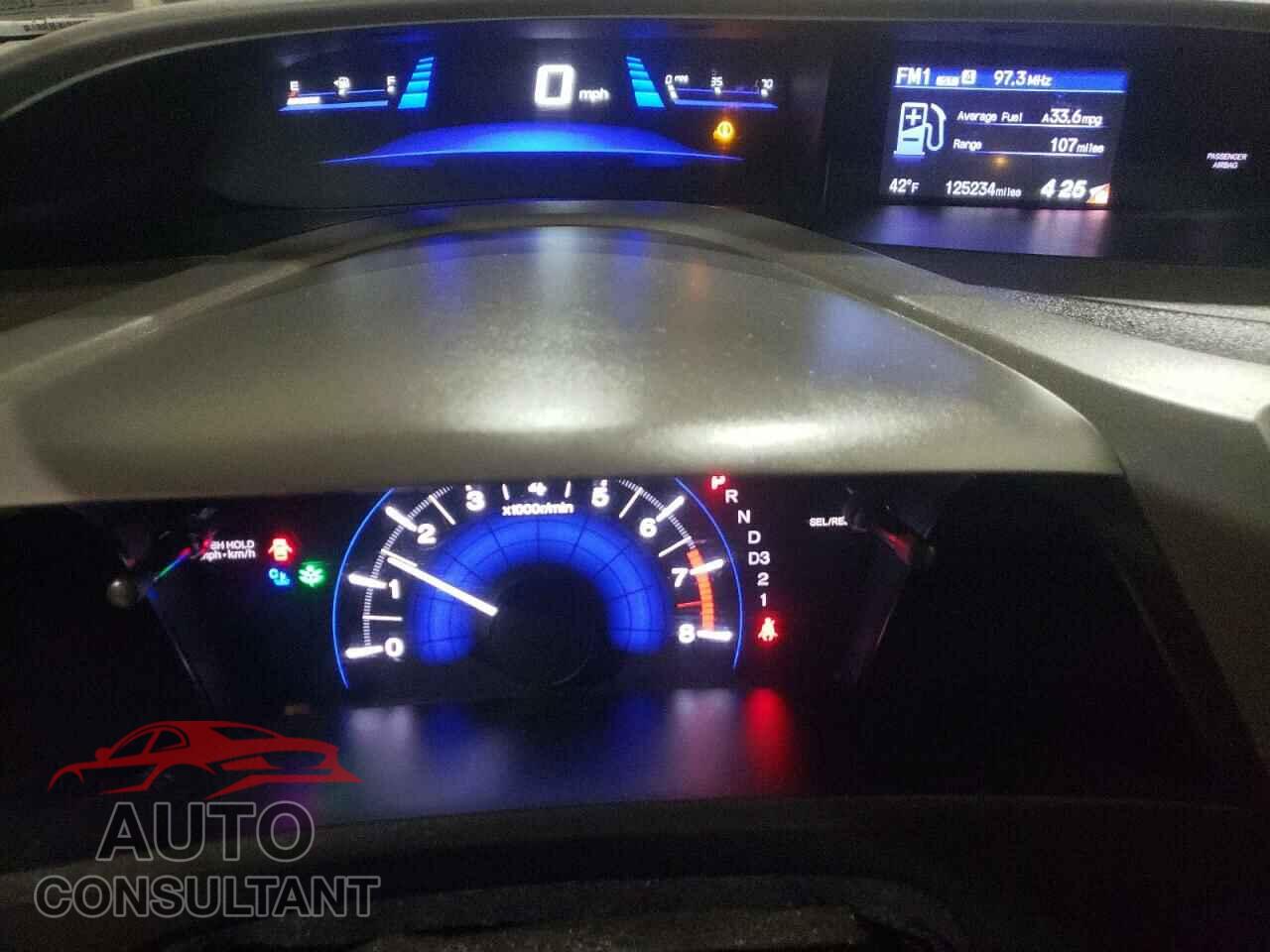HONDA CIVIC 2012 - 19XFB2F80CE376044