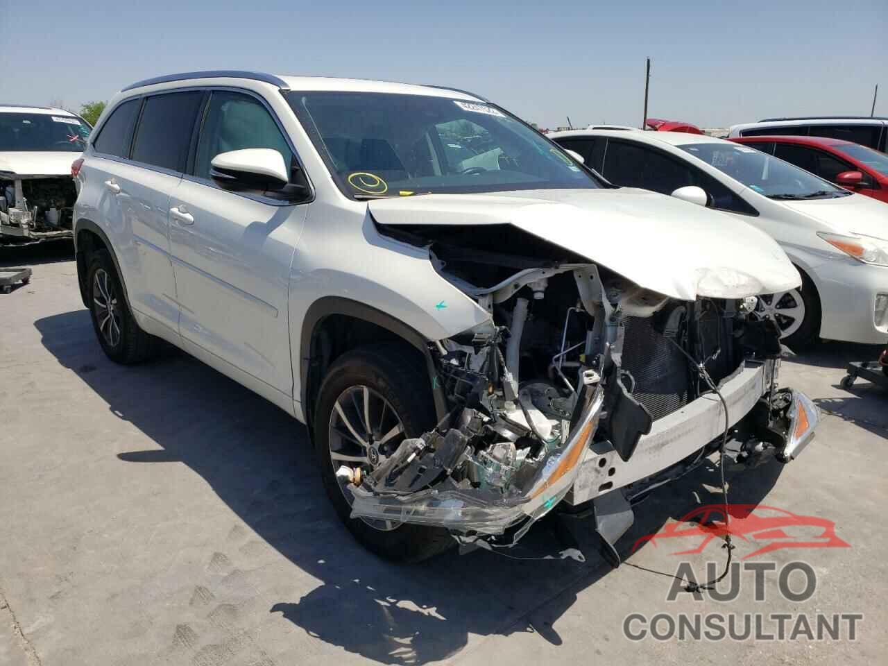 TOYOTA HIGHLANDER 2018 - 5TDKZRFH3JS529344